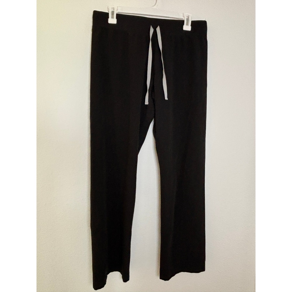 FIGS Technical Collection Black Scrub Pants Mens Medium Straight Leg Drawstring